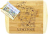 Totally Bamboo A Slice of Life Wisconsin State Serving and Cutting Board, 11" x 8.75"...