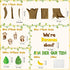 84Pcs Wild Animals Kindergarten Back to School Bulletin Board Set Bananas about Kindergarten Trees Monkey Cutouts First Day of School Decoration D...