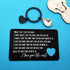 Xiahuyu Engraved Wallet Card Insert for Boyfriend Fiance Husband Christmas Birthday Gift Wedding Anniversary Card Gift Valentines Day Gifts I Love...