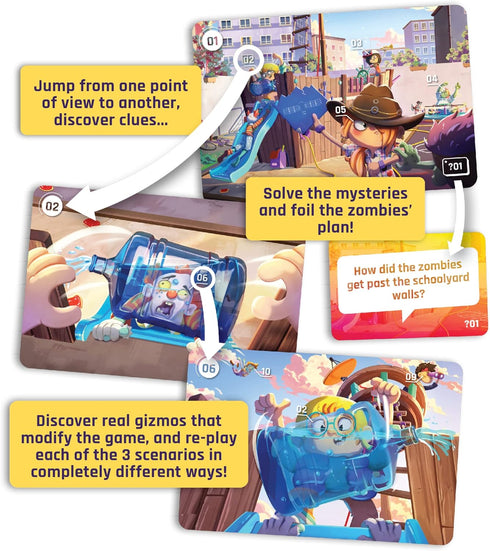 Scorpion Masqué Flashback (Zombie Kidz) | Cooperative Game for Kids and Families | Ages 7+ | 1 to 4 Players | 30 Minutes...