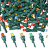 Honoson 120 Count 5 mm LED Halloween Replacement Bulbs Bulk Wide Angle Christmas Light Xmas Tree String Replacement Festival Light Decoration (Gre...