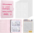 100 Envelopes Money Saving Challenge Binder to Save $5,050, 500, 10,000, A5 Budget Planner Savings Binder Challenge Book with Cash Envelopes for B...