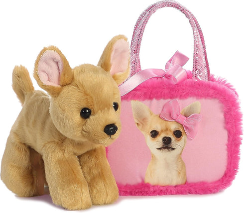 Aurora® Fashionable Fancy Pals™ Pretty in Pink Stuffed Animal - On-The-go Companions - Stylish Accessories - Multicolor 7 Inches...