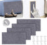 Mity rain 4PCS Cat Scratch Furniture Protector Mats 23.6“X11.8”Trimmable Self-Adhesive Cat Scratch Pads with 8PCS Furniture Nails Cat Couch Protec...