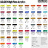 GOLDEN High Flow Acrylics, Fluorescent Blue, 4 fl. oz. / 118 ml Bottle...