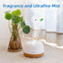 ASAKUKI Essential Oil Diffuser, Ultrasonic Aromatherapy Oil Humidifier with 7 Colors Lights 2 Mist Mode for Home...