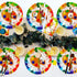 50 Pcs Art Paint Paper Plates Art Painting Party Supplies 7" Art Paint Dessert Plates Art Painting Plates for Painting Theme Baby Shower Art Paint...