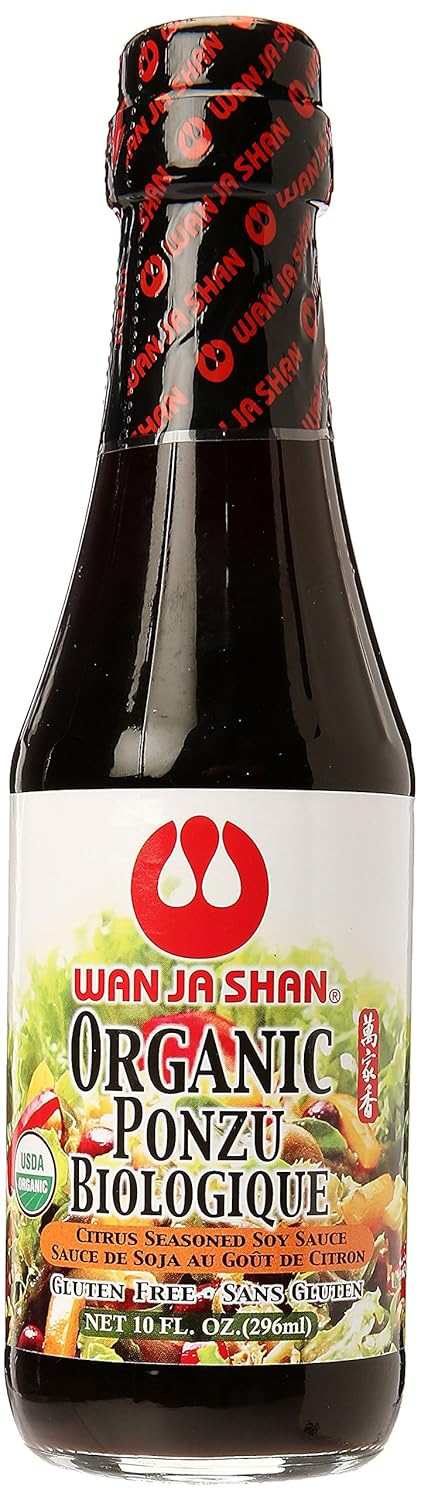 WAN JA SHAN Organic Ponzu Sauce Citrus Seasoned Soy Sauce, 10 FZ...