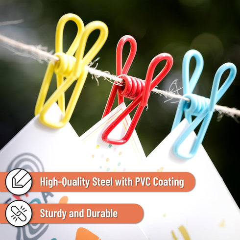 Mr. Pen- Chip Clips, 18 Pack, 2 Inch, Utility PVC-Coated Clips for Food Packages, Chip Bag Clip, Chip Clips Bag Clips Food Clips, Bag Clips for Fo...