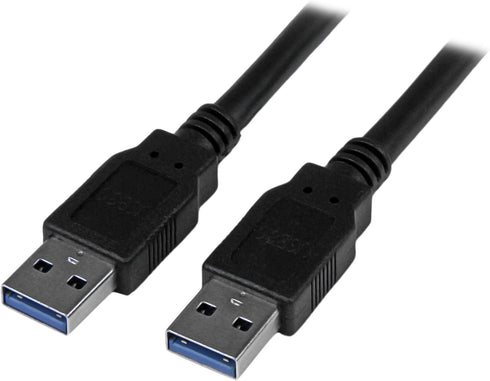 StarTech.com 3m 10 ft USB 3.0 Cable - A to A - M/M - Long USB 3.0 Cable - USB 3.1 Gen 1 (5 Gbps) (USB3SAA3MBK)...