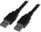 StarTech.com 3m 10 ft USB 3.0 Cable - A to A - M/M - Long USB 3.0 Cable - USB 3.1 Gen 1 (5 Gbps) (USB3SAA3MBK)...