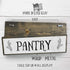 Kitchen Wood Signs (Medium - Wood And Metal, Pantry)...