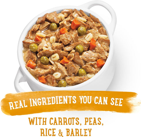 Purina Beneful Gravy Wet Dog Food, Prepared Meals Chicken Stew - (8) 10 oz. Tubs...
