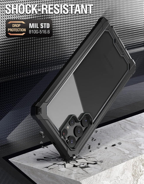 Poetic Guardian Case Compatible with Galaxy S22 Ultra 5G 6.8 inch, Built-in Screen Protector Work with Fingerprint ID, Full Body Hybrid Shockproof...
