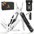 THE FRONT Multitool 19 in 1 Multitools Pliers with Detachable Scissors, Survival Utility Multi-tool Camping Tactical Knife Gift for Men...