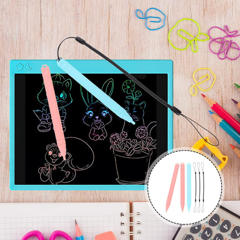 Hemobllo Replacement Stylus Drawing Pen and Lanyard for LCD Writing Tablet - 3 Pcs LCD Writing Tablet Stylus Pen with 3 Pcs Lanyards for Colorful ...
