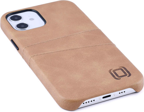 Dockem Wallet Case for iPhone 12 & iPhone 12 Pro: Built-in Metal Plate for Magnetic Mounting & 2 Credit Card Holders: 6.1" Exec M2, Smooth Synthet...