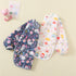 5pcs Set Long Sleeve Waterproof Bib Full Coverage Apron Bib Smock Toddler Bibs with Pocket 6-30 Months...