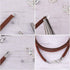 Syhood 300 Pieces 304 Stainless Steel Fold Over Cord Ends Cord Crimp Tips Fold-Over End Caps Leather Ribbon Clasp Tips Jewelry Connector for Jewel...