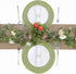 SHACOS Round Placemats Set of 4 Round Table Placemats Braided Cotton Place Mats 15 inch for Kitchen Dining Table Holiday Party (Pea Green, 4)...