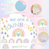 Augisteen We are A Rainbow of Possibilities Bulletin Decor Motivational Classroom Paper Cutouts Pastel Rainbow Bulletin Board Decoration for Schoo...
