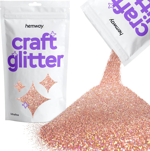 Hemway Craft Glitter 100g / 3.5oz Glitter Flakes for Arts Crafts Tumblers Resin Epoxy Scrapbook Glass Schools Paper Halloween Decorations - Ultraf...