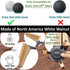 Real Wood Stand for ech0 Dots(4th Gen)(5th gen), Compatible with Smart Speaker to Decorate Table,Wooden Mount with Metal Frame, Anti-Slip Silicone...