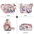 WITERY Crossboby Bag for Women - Waterproof Nylon Multi-Pocket Purse Floral Shoulder Bag Zipper Handbag Messenger Bag...