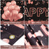 Pimvimcim 18th Birthday Decorations for Girls, Happy 18th Birthday Banner Rose Gold and Black 18 Year Old Birthday Decorations Party Supplies (9.8...