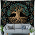XGXL Life Tree Tapestry - Bohemian Hippie Wishing Tree Tapestries Psychedelic Wall Carpet Mystic Aesthetic Wall Tapestry for Living Room Bedroom...