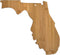Totally Bamboo Florida State Shaped Serving & Cutting Board...