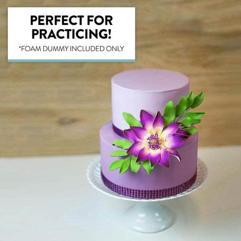 8 x 4 Inch Cake Dummy – Styrofoam Fake Cake for Decorating, Display & Practice, by Global Sugar Art...