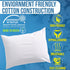 Pillow Protectors, Cotton Terry, Zippered, 100% Waterproof Pillow Covers, Extend Pillow Life by 3X, Waterproof Pillow case cover, Pillow Protector...