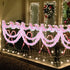 LOMIMOS 17 Ft Easter Christmas Tinsel Garland,Pink Glittering Decoration for Xmas Tree Party Wedding Supplies...