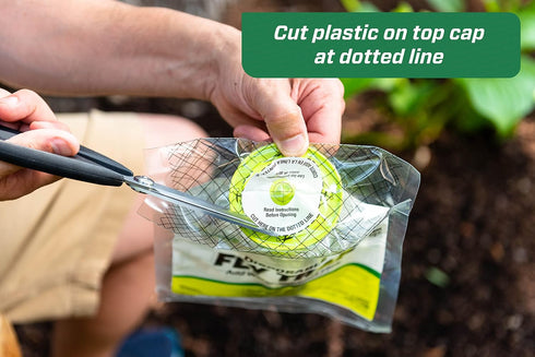 RESCUE! Outdoor Disposable Hanging Fly Trap - 2 Traps...