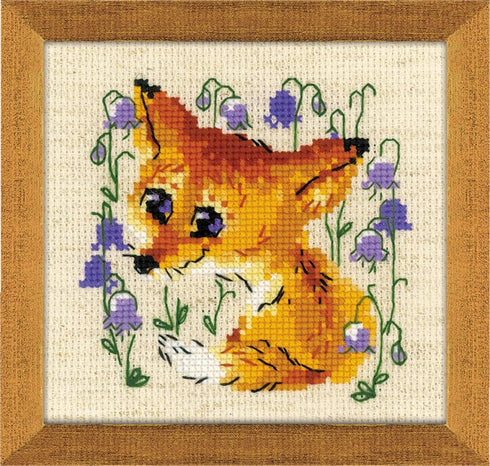 RIOLIS Cross Stitch Kit 5"X5"-Little Fox (14 Count)...