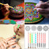 Mandala Dotting Tools,Augshy 58PCS Dot Painting Tools Set Rock Painting Supplies with a Blue Zipper Waterproof Storage Bag for Painting Rocks...
