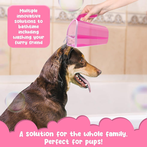 Tear-Free Bathing Experience with Rinse Cup - Soft Flexible Edge, Comfortable Handling & 40 Oz Capacity...