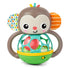 Bright Starts Grab & Giggle Monkey Light-Up Musical Rattle Toy with Easy-Grasp Oball, Ages 6 Months+, Unisex...