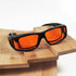 BLUELESS Fitover Glasses for Computer Blue Blocking with Orange Tinted Sleep Glasses, Black...