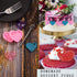 8 PCS Heart Shape Resin Mold,Round Shape Keychain Silicone Molds for Epoxy Resin DIY Keychain Decoration Homemade Dessert Fondant...