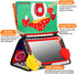 Baby Tummy Time Toys with Mirror, Books, Teethers - For 0-12 Months with High Contrast, Montessori Crawling Toys for Boys & Girls...