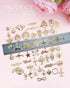 JIALEEY Wholesale Bulk 50PCS Mixed Gold Charms Pendants DIY for Necklace Bracelet Jewelry Making and Crafting...