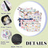 AUHOKY 8 Styles Makeup Bag Toiletry Pouch Waterproof Cosmetic Bag with Zipper Travel Packing Bag, Small Cosmetic Bag Accessory Organizer for Women...