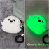 Compatible with Apple AirPods Pro 2nd/1st Generation Charging Case Cover with Cleaner Kit, Luminous 3D Halloween Ghost Funny Anime Soft Silicone P...