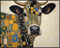 Posterizer 1 pcs- beautiful cow in mosaic style-Art for Animal Lovers-Abstract & Modern Art- Living Room Bedroom Decor- unframed wall art...