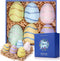 Easter Bath Bombs for Kids - Body & Earth 6 PCS Bath Bomb Christmas Gifts Set for Wmoen, Birthday Scented Bath Bombs with Coconut, Ocean, Lavender...