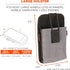 Ergodyne Squids 5542 Barcode Scanner Holster Pouch for Phone Size Mobile Computers, Holder for Handheld Bar Code Scanners, Loop Attachment for Bel...