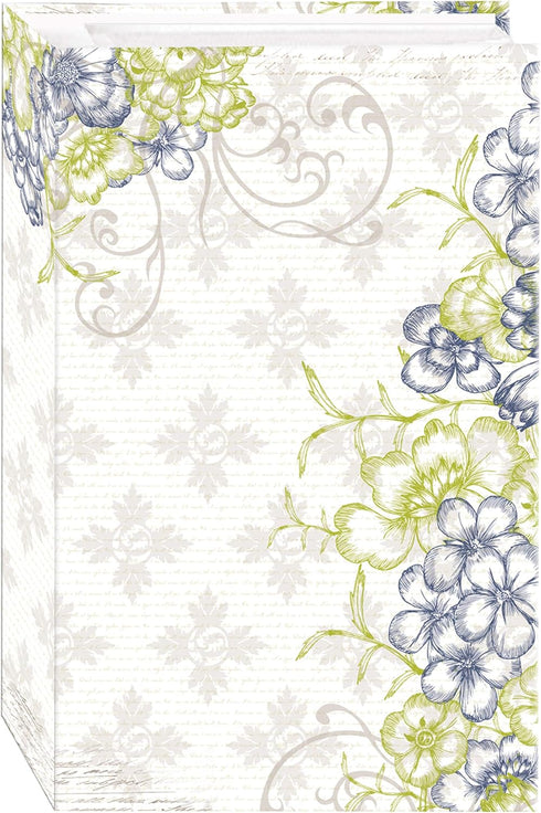 3-Ring Photo Album 504 Pockets Hold 4x6 Photos, Cobalt Breeze Design...