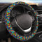 Colorful Autism Awareness Steering Wheel Covers, Cute Thickened Steering Wheel Cover for Men Women, Car Accessories...